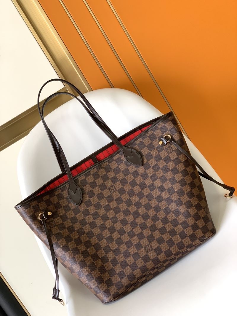 (Pre-Order) Louis Vuitton Neverfull MM Damier Ebene (Red Interior) (Replica)