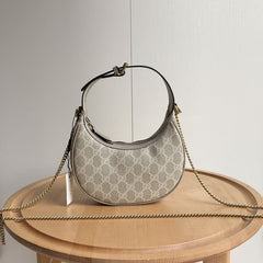 (Pre-Order) Gucci GG Marmont Mini Crescent Shoulder Bag (Replica)