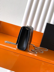 (Pre-Order) YSL Kate Small – Black Smooth Leather (Replica)