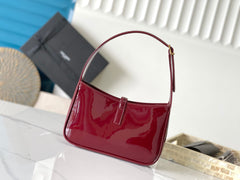 (Pre-Order) 
YSL Le 5 À 7 Glossy Patent Shoulder Bag Red (25CM) (Replica)