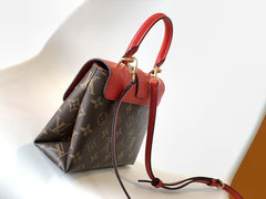 (Pre-Order) Louis Vuitton MyLockMe BB – Monogram Canvas with Red Flap (Replica)