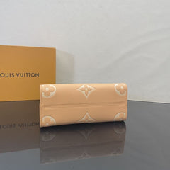 (Pre-Order) Louis Vuitton OnTheGo PM – Cream Beige Monogram (Replica)