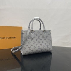 (Pre-Order) Louis Vuitton OnTheGo PM – Grey Monogram Canvas (Replica)