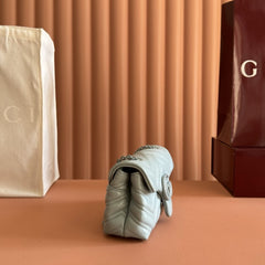 (Pre-Order) Gucci GG Marmont matelassé leather super mini bag (Replica)