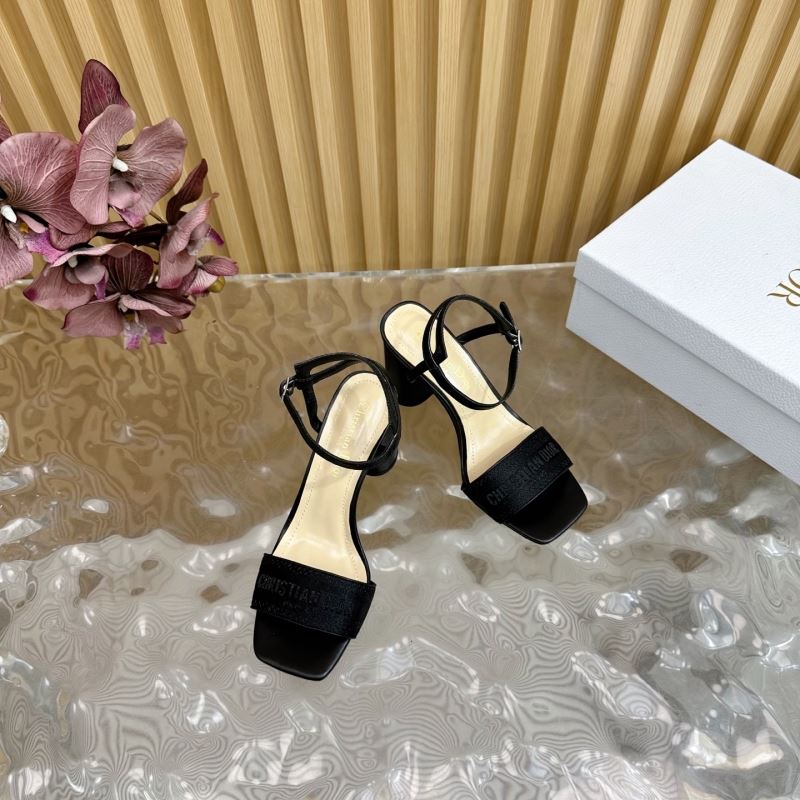 (Pre-Order) Christian Dior-Inspired Block Heel Sandals (Replica)