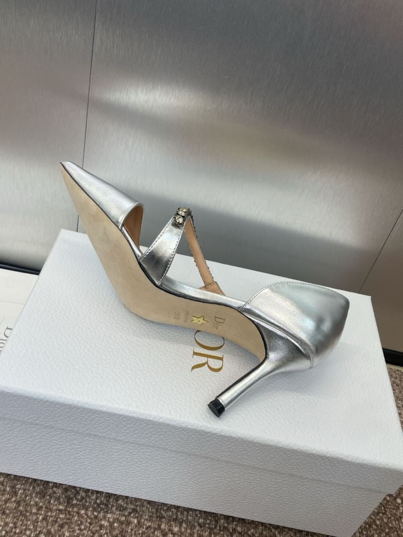 (Pre-Order) Christian Dior-Inspired Rhinestone Strap Heels (Replica)