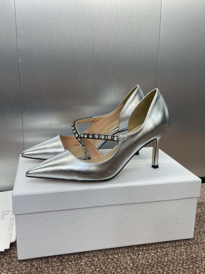 (Pre-Order) Christian Dior-Inspired Rhinestone Strap Heels (Replica)
