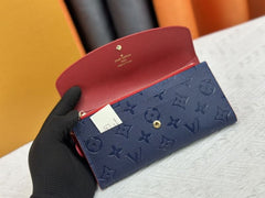 (Pre-Owned) Louis Vuitton Emilie Wallet - Limited Edition Blooming Flowers (Replica)