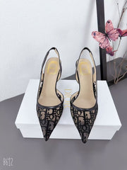 (Pre-Order) Dior J'ADIOR High Heel Bow Backless Sandals (Replica)