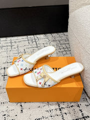 (Pre-Order) Louis Vuitton Murakami 25 6AM Butterfly High Heel Sandals (Replica)