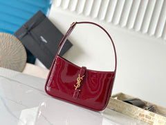 (Pre-Order) 
YSL Le 5 À 7 Glossy Patent Shoulder Bag Red (25CM) (Replica)