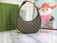 (Pre-Order) Gucci Ophidia GG Crescent Shoulder Bag (Replica)