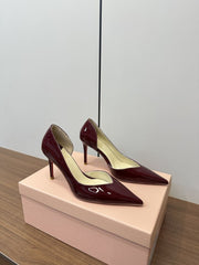 (Pre-Order) Christian Louboutin Patent Leather Pointed-Toe Pumps (Replica)