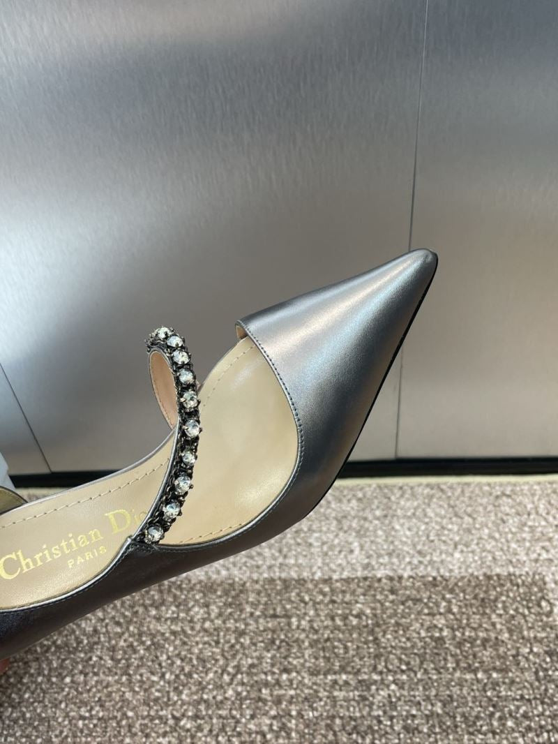 (Pre-Order) Christian Dior-Inspired Rhinestone Strap Heels (Replica)
