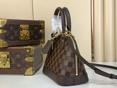 (Pre-Order) Louis Vuitton Alma BB – Damier Ebene Canvas (Replica)