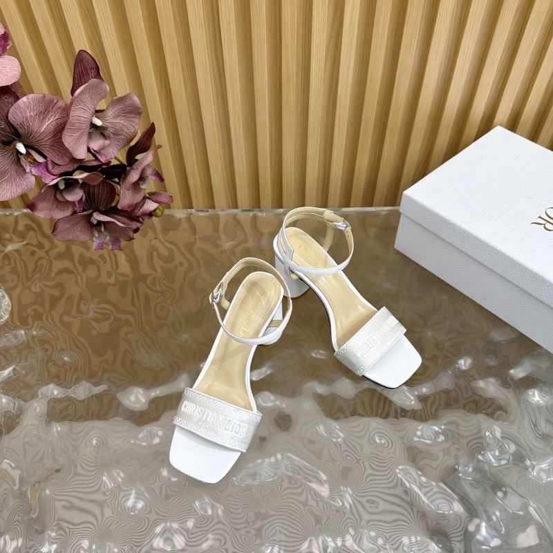 (Pre-Order) Christian Dior-Inspired Block Heel Sandals (Replica)