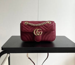 (Pre-Owned) Gucci GG Marmont Mini Shoulder Bag - 22CM (Replica)