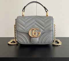 (Pre-Order) GUCCI GG MARMONT MINI TOP HANDLE BAG (Replica)