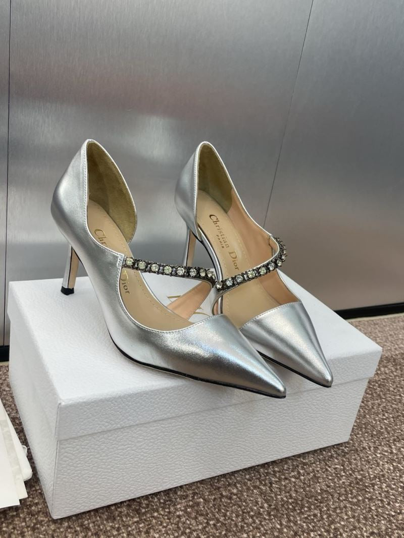 (Pre-Order) Christian Dior-Inspired Rhinestone Strap Heels (Replica)