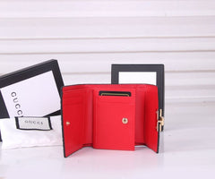 (Pre-Order) Mini GG Leather Lock Wallet (Replica)