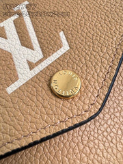 (Pre-Order) LV Inspired Monogram Wallet – Camel & White (Replica)