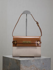 (Pre-Order) YSL Minimalist Caramel Cowhide Manhattan
Baguette Bag (Replica)