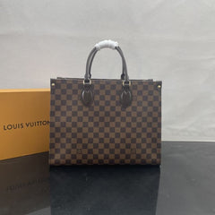 (Pre-Order) Louis Vuitton OnTheGo MM – Damier Ebene (Replica)