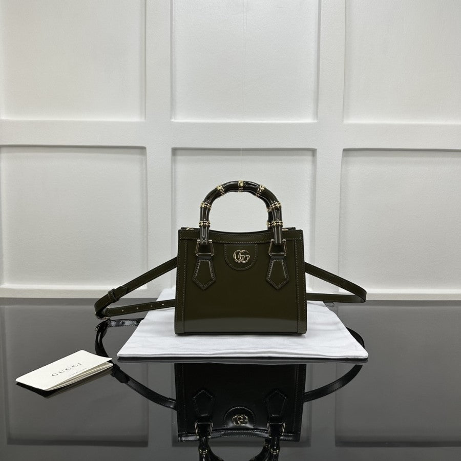 (Pre-Order) GUCCI Special Edition Forest Green Leather
Cabinet Bag (Replica)