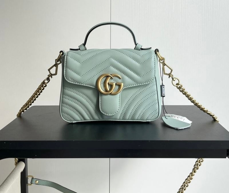 (Pre-Order) Gucci GG Marmont Mini Top Handle Bag (Replica)