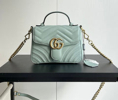 (Pre-Order) Gucci GG Marmont Mini Top Handle Bag (Replica)
