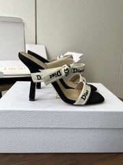 (Pre-Order) Dior Spring/Summer 2026 Woven Strap High-Heeled Sandals (Replica)
