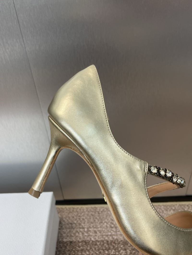 (Pre-Order) Christian Dior-Inspired Rhinestone Strap Heels (Replica)