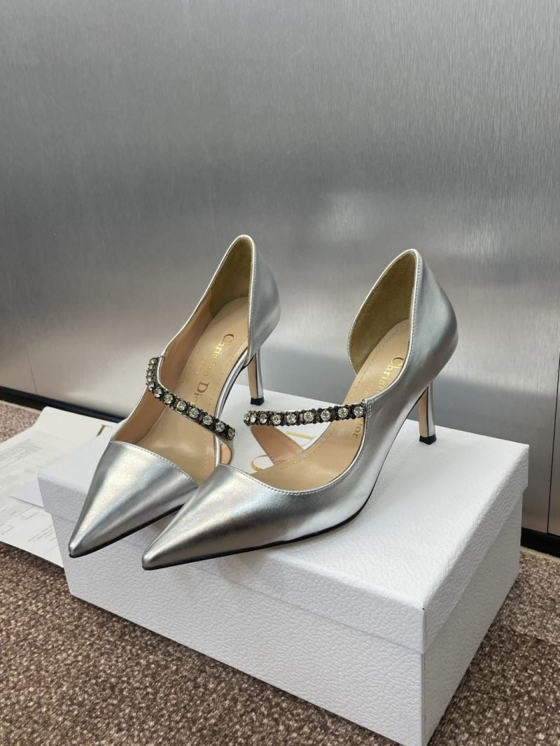 (Pre-Order) Christian Dior-Inspired Rhinestone Strap Heels (Replica)