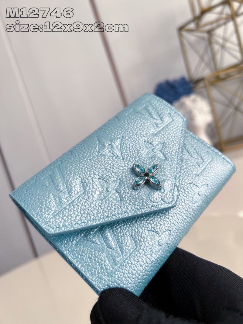 (Pre-Order) Louis Vuitton Blue Blossom Compact Wallet (Replica)
