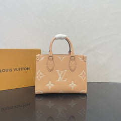 (Pre-Order) Louis Vuitton OnTheGo PM – Cream Beige Monogram (Replica)