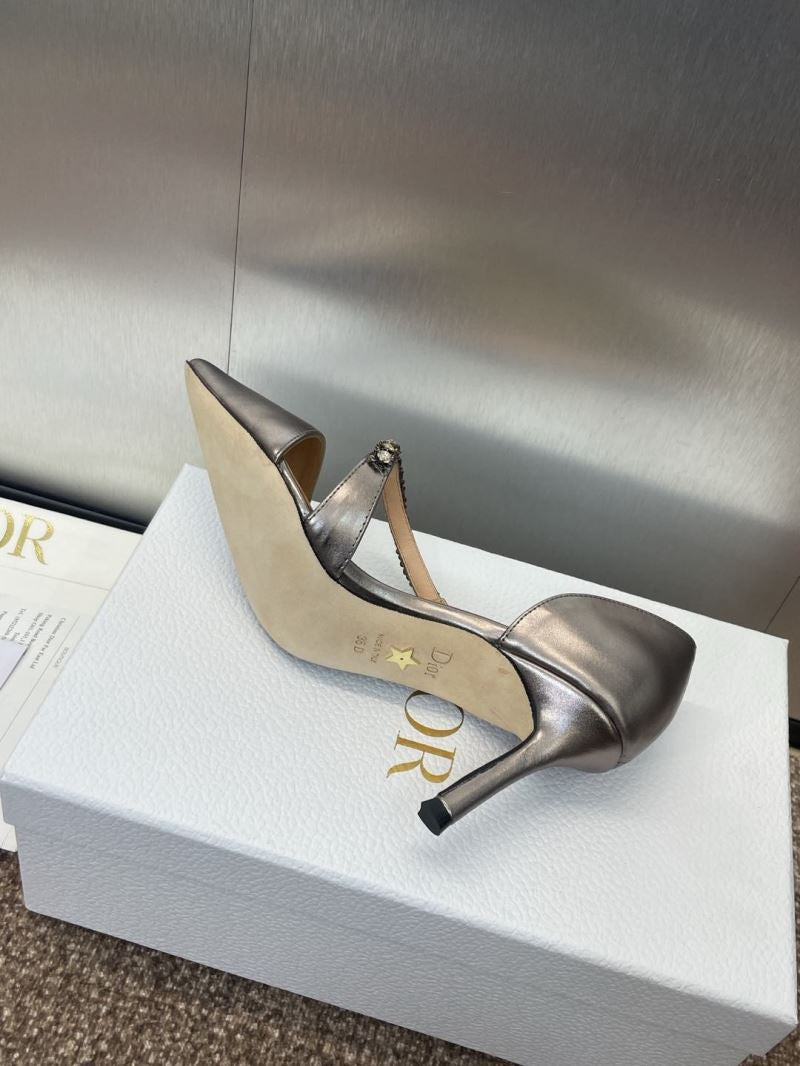 (Pre-Order) Christian Dior-Inspired Rhinestone Strap Heels (Replica)