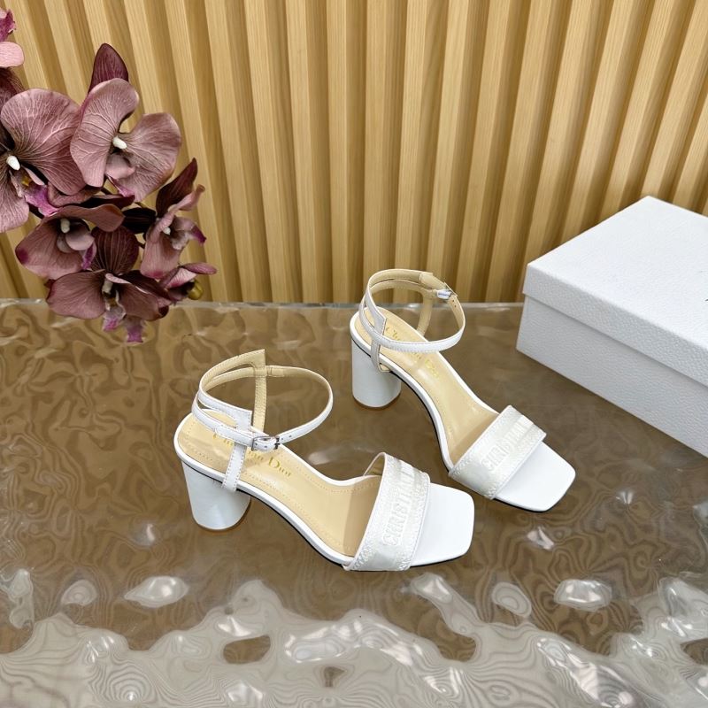(Pre-Order) Christian Dior-Inspired Block Heel Sandals (Replica)