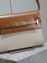 (Pre-Order) YSL Minimalist Caramel Cowhide Manhattan
Baguette Bag (Replica)