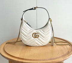 (Pre-Order) Gucci GG Marmont Mini Crescent Bag (Replica)