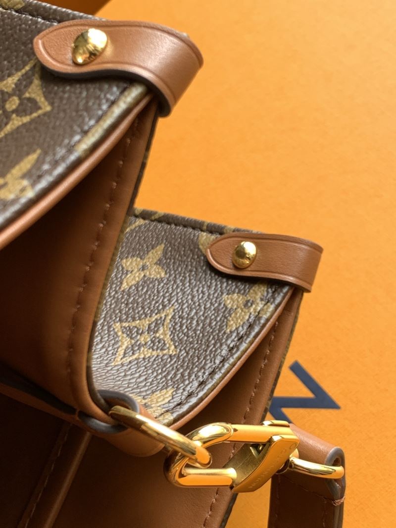 (Pre-Order) Louis Vuitton OnTheGo MM – Monogram Canvas (Brown Handles) (Replica)