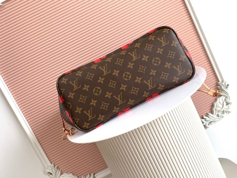 (Pre-Order) Louis Vuitton Neverfull MM - Monogram Cherry Print (Replica)