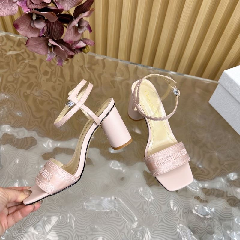 (Pre-Order) Christian Dior-Inspired Block Heel Sandals (Replica)
