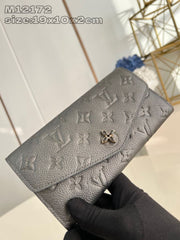 (Pre-Order) Louis Vuitton Flower Button Long Wallet (Replica g