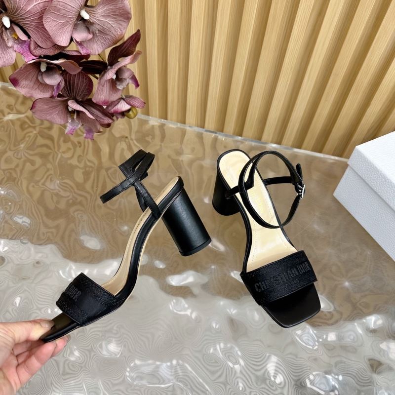 (Pre-Order) Christian Dior-Inspired Block Heel Sandals (Replica)