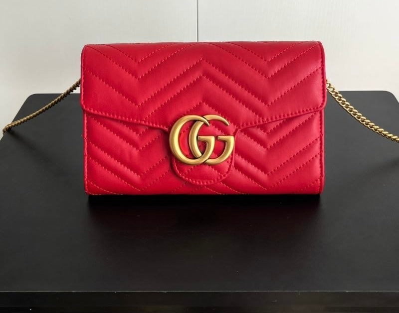 (Pre-Order) Gucci GG MARMONT WALLET ON CHAIN (Replica)